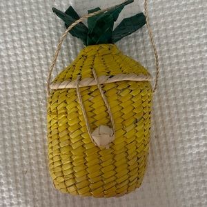 Fun Pineapple Straw Purse